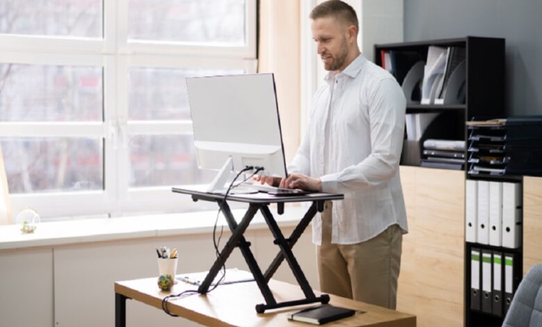 sit-stand desks and standing desk converte