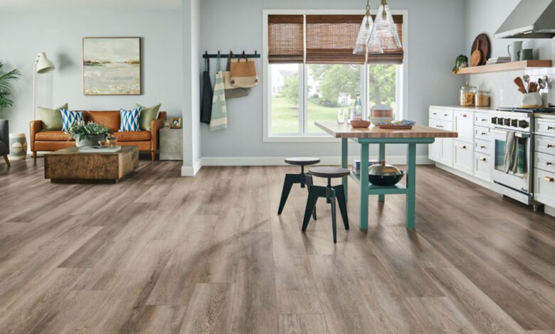 LVT click flooring